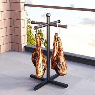 腊肉晾晒架牛羊腿猪肉挂肉架香肠挂架户外风干架腊肠烤鸭晾晒神器
