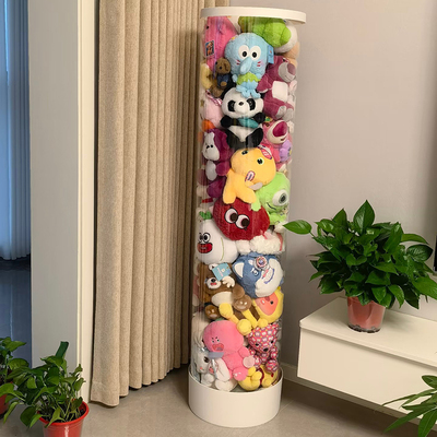 大容量娃娃收纳桶儿童玩具毛绒玩偶公仔整理神器布偶积木展示神器