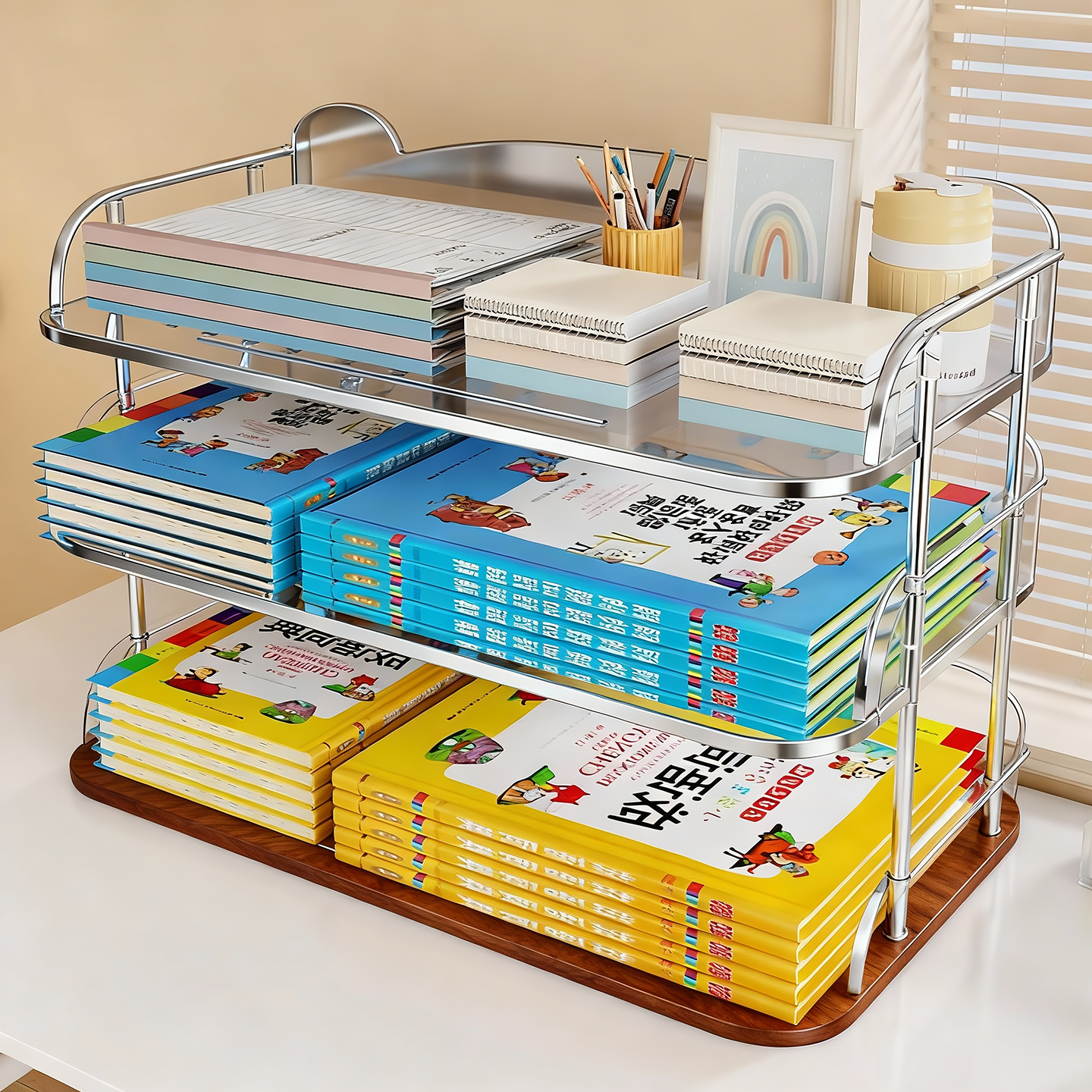 学科分类置物架桌面书架