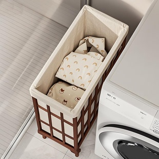 家用多功能脏衣收纳篓大容量落地带轮换洗脏衣整理神器折叠洗衣篮