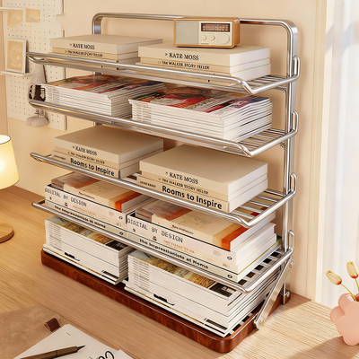 桌面书架学科分类置物架