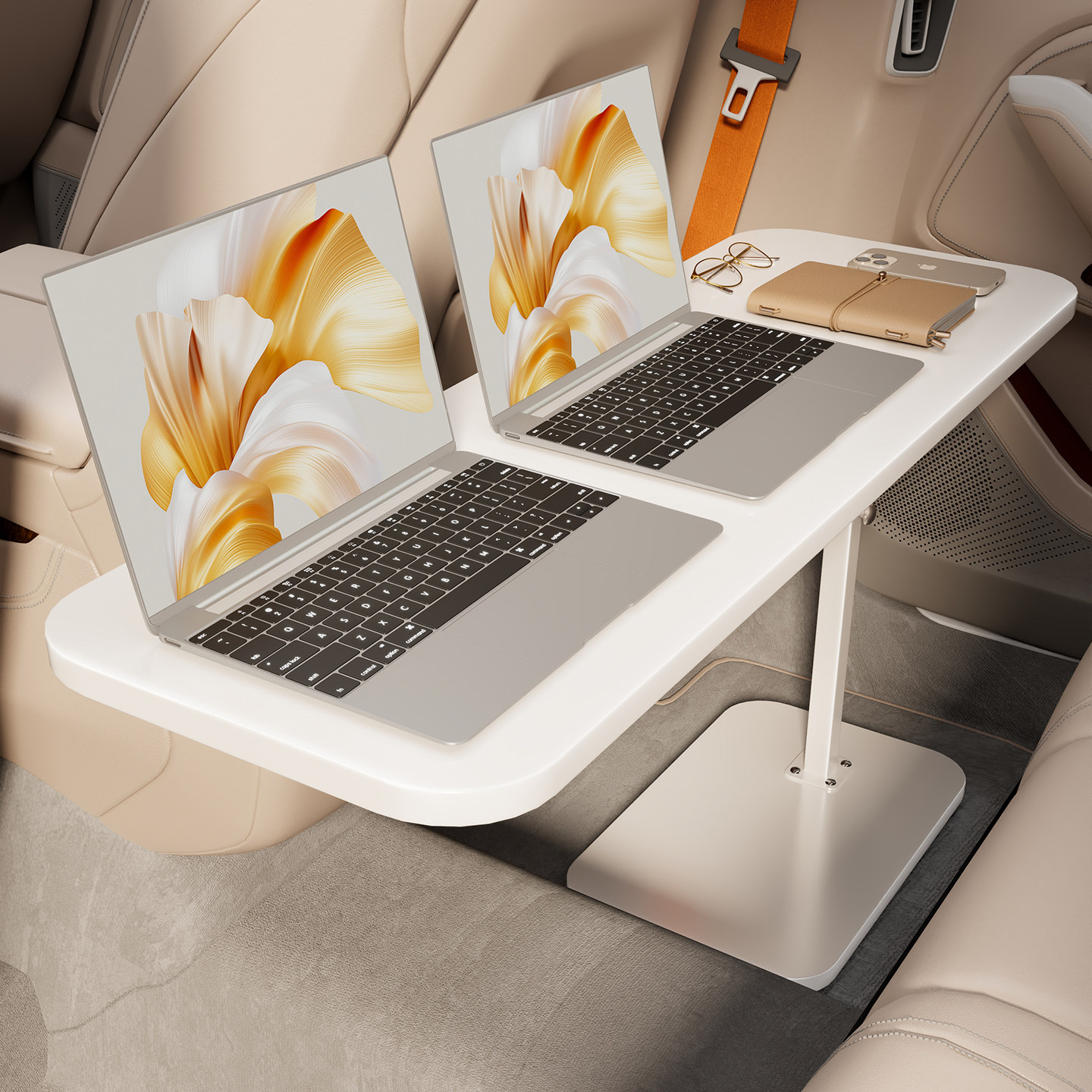 车载电脑桌可升级小桌板后座可调节办公神器学生吃饭小餐桌简易学习桌