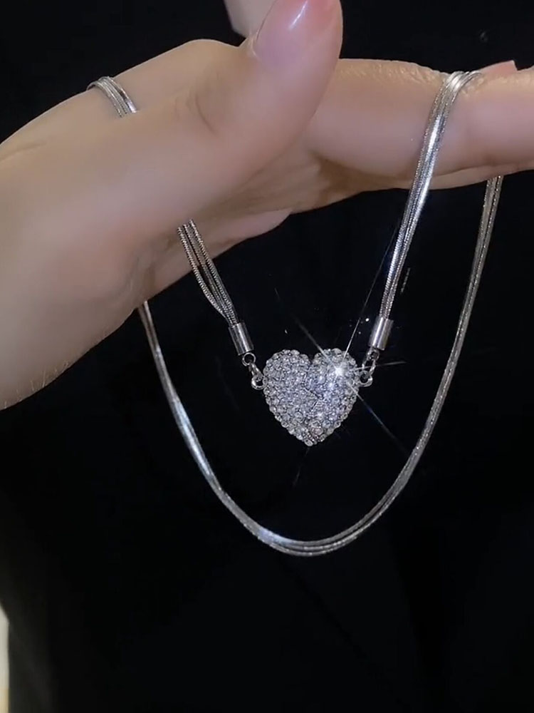 姿茉钛钢锁骨链女项链