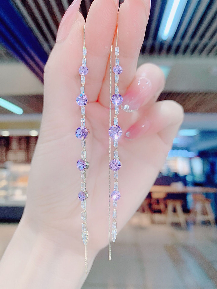 长款流苏耳线耳环气质耳坠耳饰