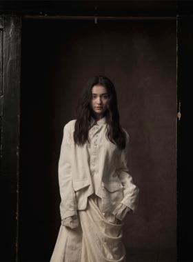 TAM TUAS 曙光 丝绒光泽双面可穿宫廷西装外套《伊索尔的旧梦》