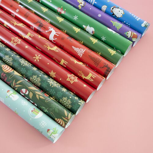 51*74cm Christmas Wrapping Paper Xmas Gift Packaging Decorat