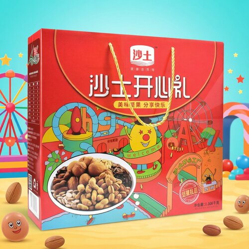 沙土开心礼炒货大礼包特产坚果礼