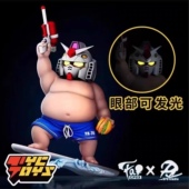 蛋雕 蛋白粉 肥仔系列 大肌霸 跳水元 祖高达手办车载模型摆件雕像