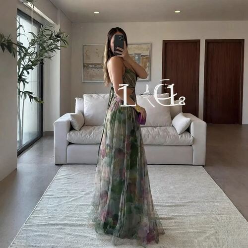 Spring and summer mesh camisole INS vacation casual dress s