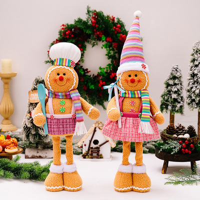 Cartoon Festival Doll Christmas Stretchable Gingerbread Man