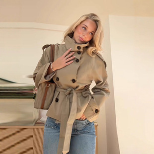 autumn winter women's clothing temperament double coat top