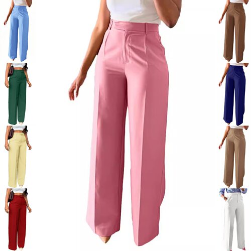 women's high waisted pants, formal pants, casual suit pants