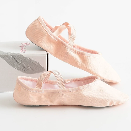 Детские базовые балетки, тканевая обувь, танцующие туфли, мягкая подошва