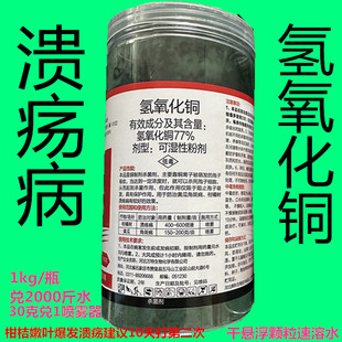 氢氧化铜干悬浮剂溃疡病穿孔快真菌细菌性疮痂病炭疽耐雨水杀菌剂