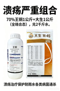 70%王铜+大生代森锰锌全络合态柑橘溃疡病白癞病炭疽砂皮真菌细菌