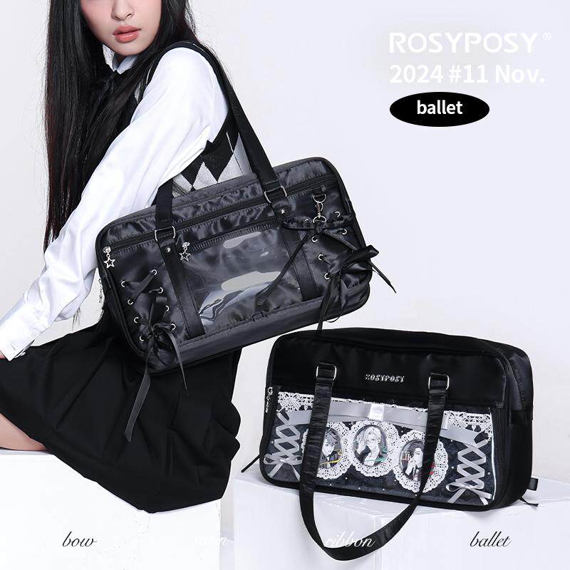 「丝带感！JK双面制服痛」ROSYPOSY柔设大食量轻痛包绑带单肩漫展