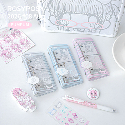 「PUMPUM蛋糕切片！M2.5手帐本」Rosyposy柔设韩国波点痛活页ins