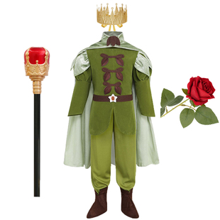 六一儿童节舞台演出男童青蛙王子表演服装童话故事Prince Costume