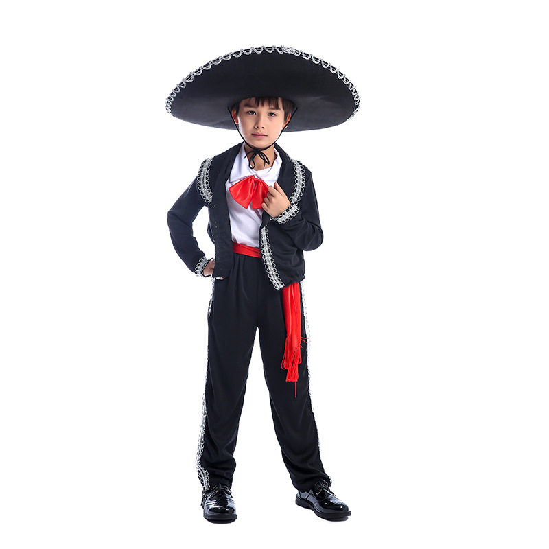 国际学校儿童运动会表演服装墨西哥Mariachi南美风情热舞派对服饰