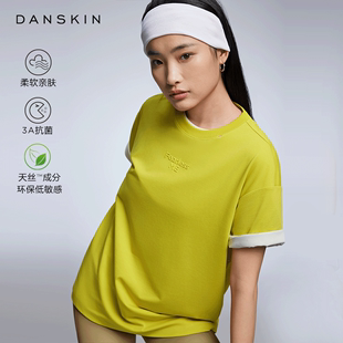 T恤女 DANSKIN小凉Tee运动户外健身宽松圆领上衣短袖 吴昕同款