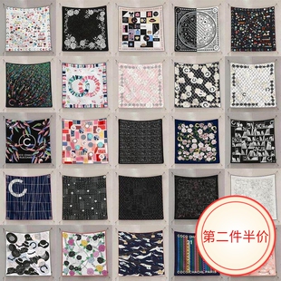 2024新款抹胸方巾腰带夏季薄款沙滩海边丝巾防晒大披肩90cm围巾女