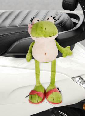 雅迪冠能c16电动车装饰品t60/c15公仔车尾毛绒玩偶挂件小配件摆件