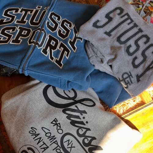 正品STUSSY连帽卫衣男女同款潮牌