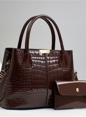 New women's shoulder bag lady PU handbag新款时尚单肩手提包女