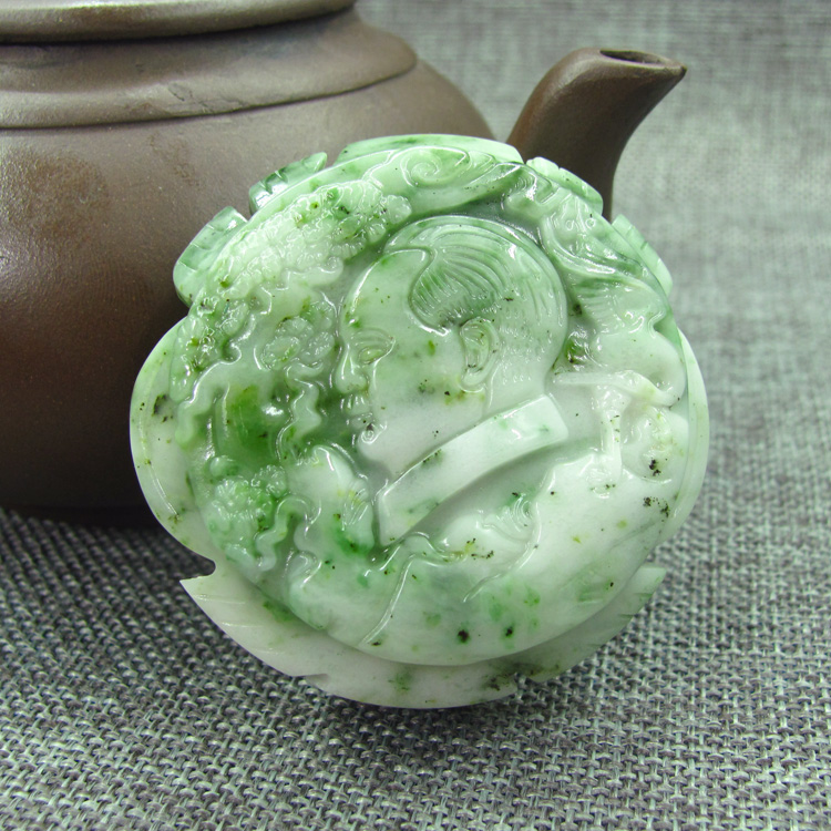 正品送证书独山玉主席头像腰带扣