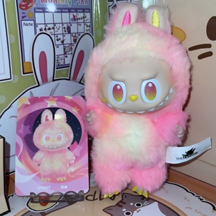 正版盲盒 Labubu 前方高能系列搪胶毛绒 忠诚