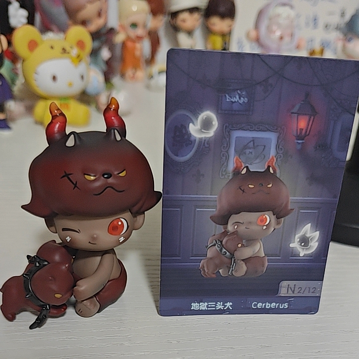 正版泡泡玛特 DIMOO 今晚不准睡系列 地狱三头犬