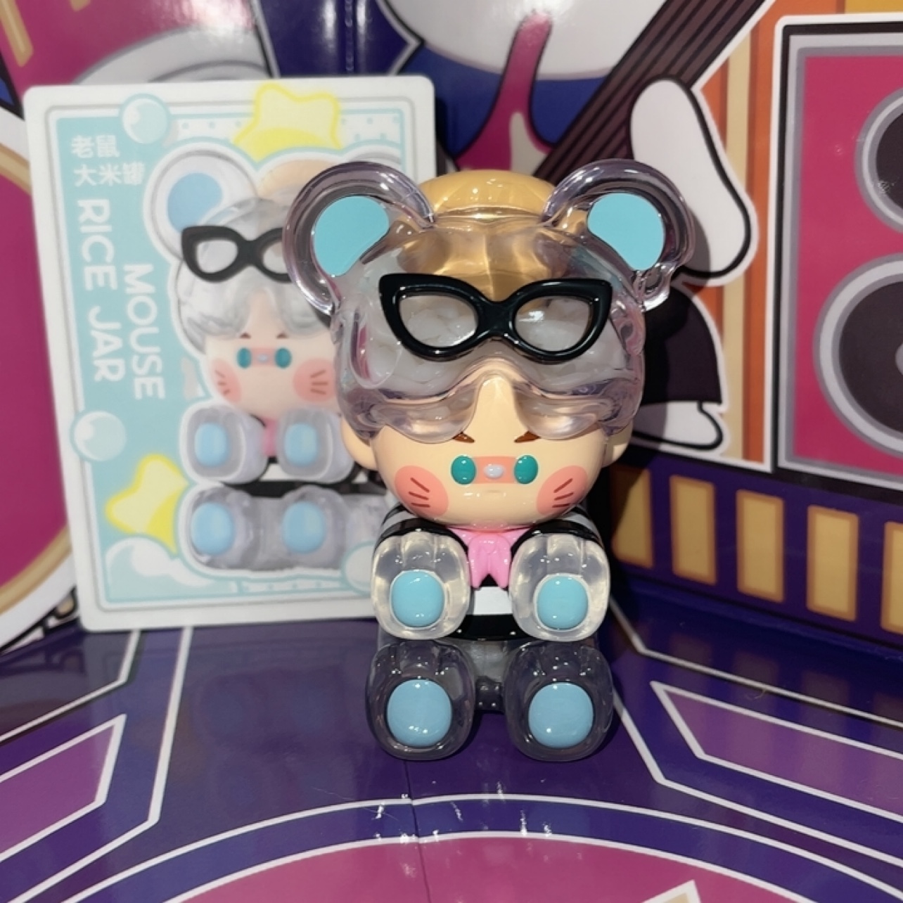 正版泡泡玛特 pino 在你生活里 老鼠大米罐