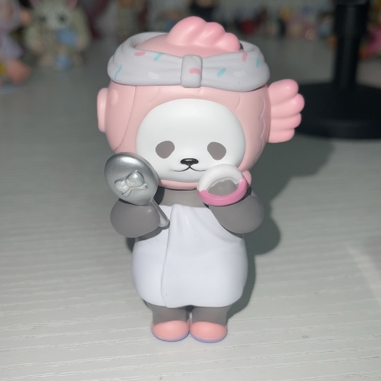 正版盲盒Mini panpan家族系列 隐藏款-露娜爱美丽