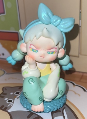 正版盲盒 DORA 吊卡 夏日柠檬茶 头发微瑕