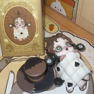 正版盲盒  SKULLPANDA 平日奇境系列 睡不着的你