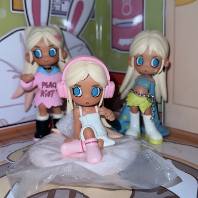 正版泡泡玛特  Peach Riot叛桃 彻夜狂欢系列