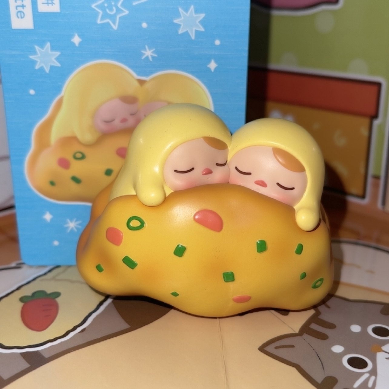 正版泡泡玛特 毕奇 蛋蛋豆子系列 欧姆蛋饼,模玩/动漫/周边/娃圈三坑/桌游,潮玩盲盒,淘宝优惠券,粉丝福利购,淘宝优惠卷