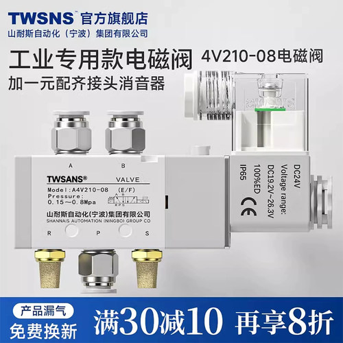 TWSANS气动二位五通电磁阀