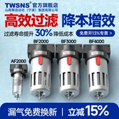 TWSNS台匠山耐斯气源处理器AF2000气源过滤器BF空压机空气过滤器