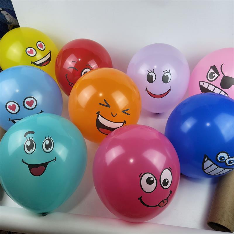 12寸加厚卡通气球怡轩圆形多款