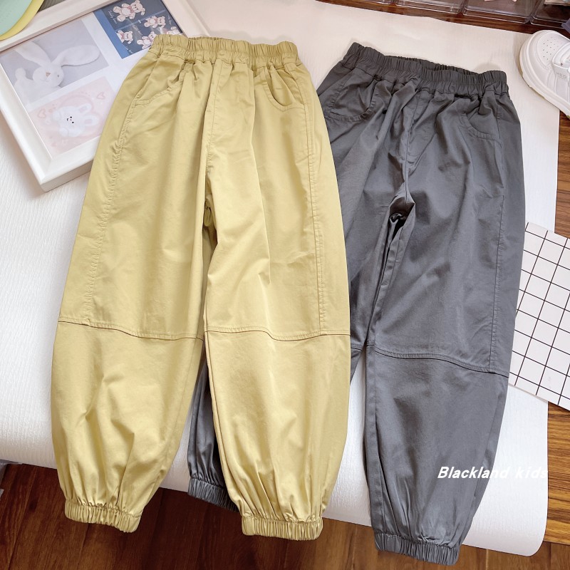 110-160码 春夏款 男童女童儿童中大童休闲速干裤收口运动裤