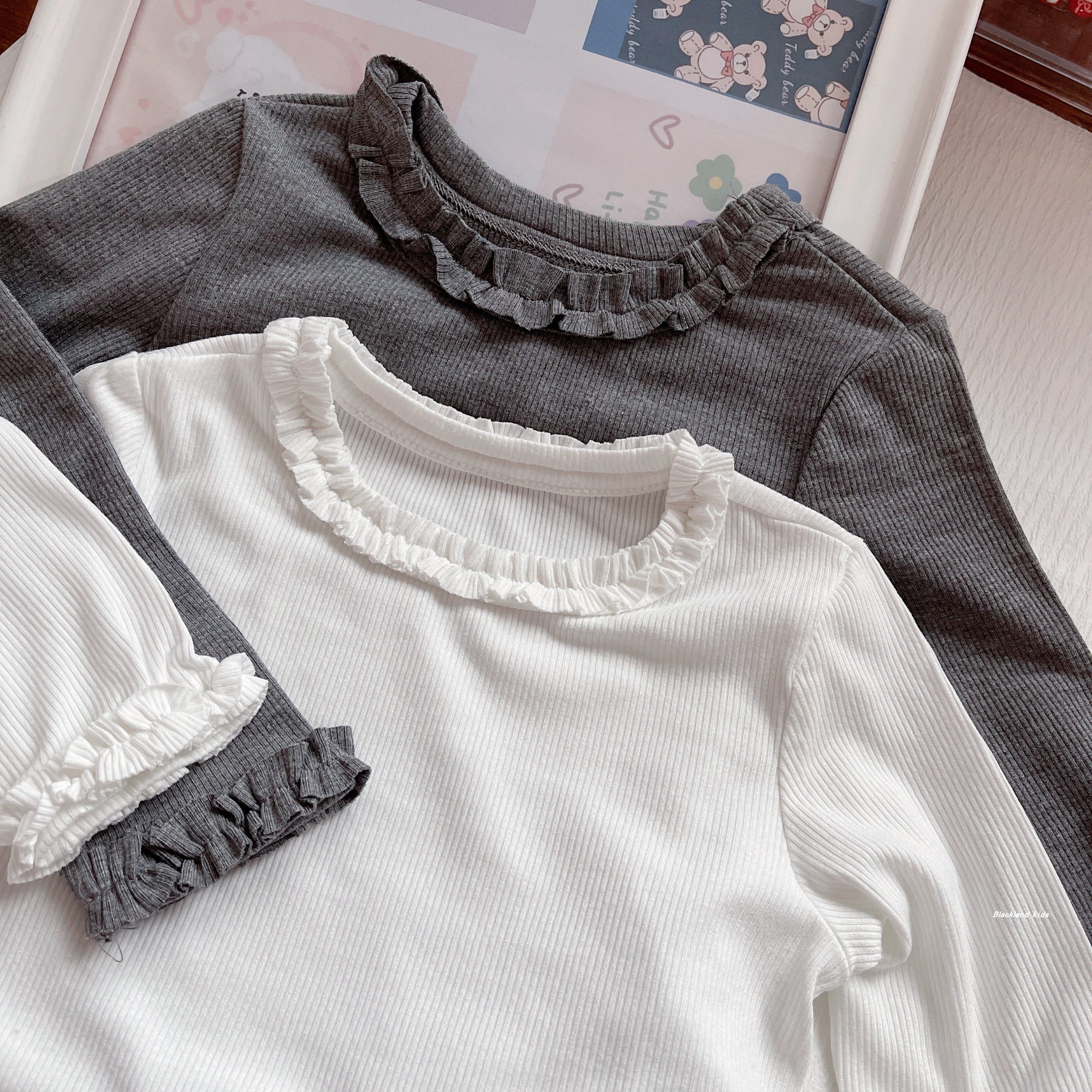 春秋童装 女童高弹力短款打底衫 儿童宝宝长袖t恤花边打底衫上衣,童装/婴儿装/亲子装,T恤,淘宝优惠券,粉丝福利购,淘宝优惠卷