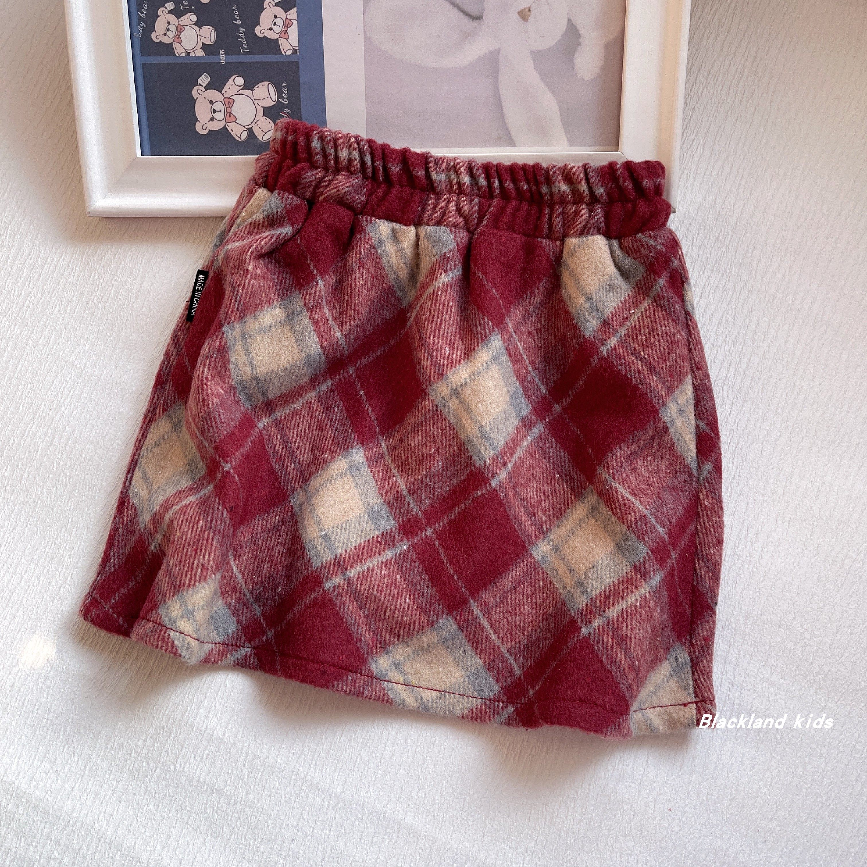 90码春秋冬款童装 女童毛呢裙裤 儿童宝宝红色新年装短裙,童装/婴儿装/亲子装,半身裙,淘宝优惠券,粉丝福利购,淘宝优惠卷