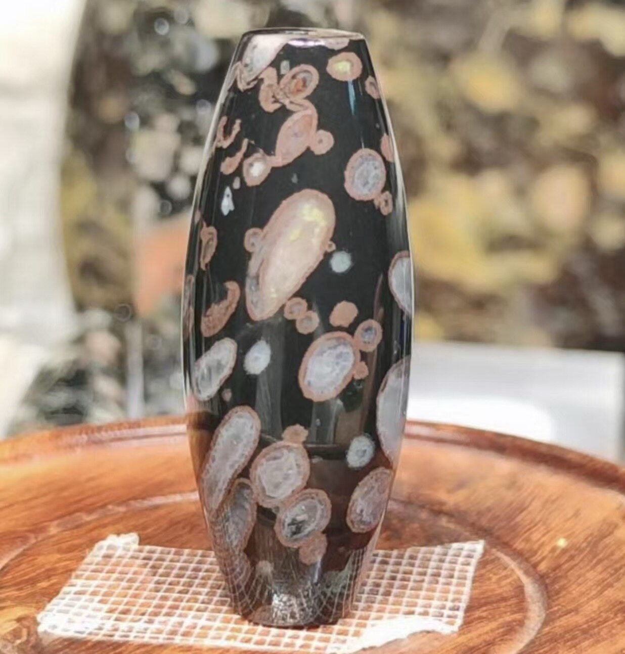 梅花玉天珠原矿老料挂件天然玉石吊坠天珠玛瑙红梅绿梅收藏多款