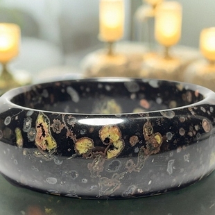 天然梅花玉轮胎镯加宽加厚全尺寸手镯女多款厚妆女娲石手镯