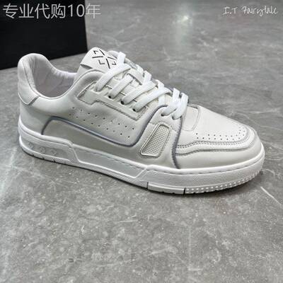 I.T Fairytale 男鞋小白鞋新品头层牛皮熊猫板鞋休闲鞋板鞋