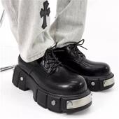 Shoes 男士 巴黎小众铁头德比鞋 Houston 高级感机能厚底大头皮鞋