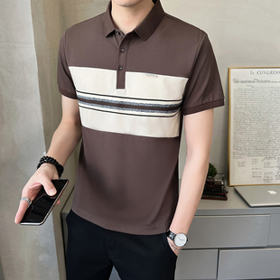 短袖 领半袖 士棉翻领POLO衫 高级感衬衫 0325k 夏季 春夏男t恤2026新款