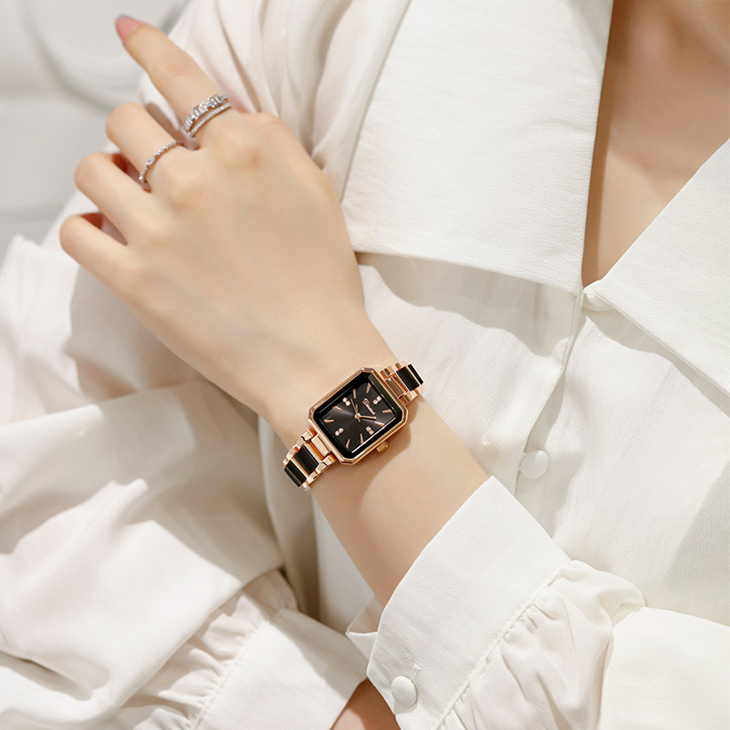 时尚方形高级感手表女礼物
