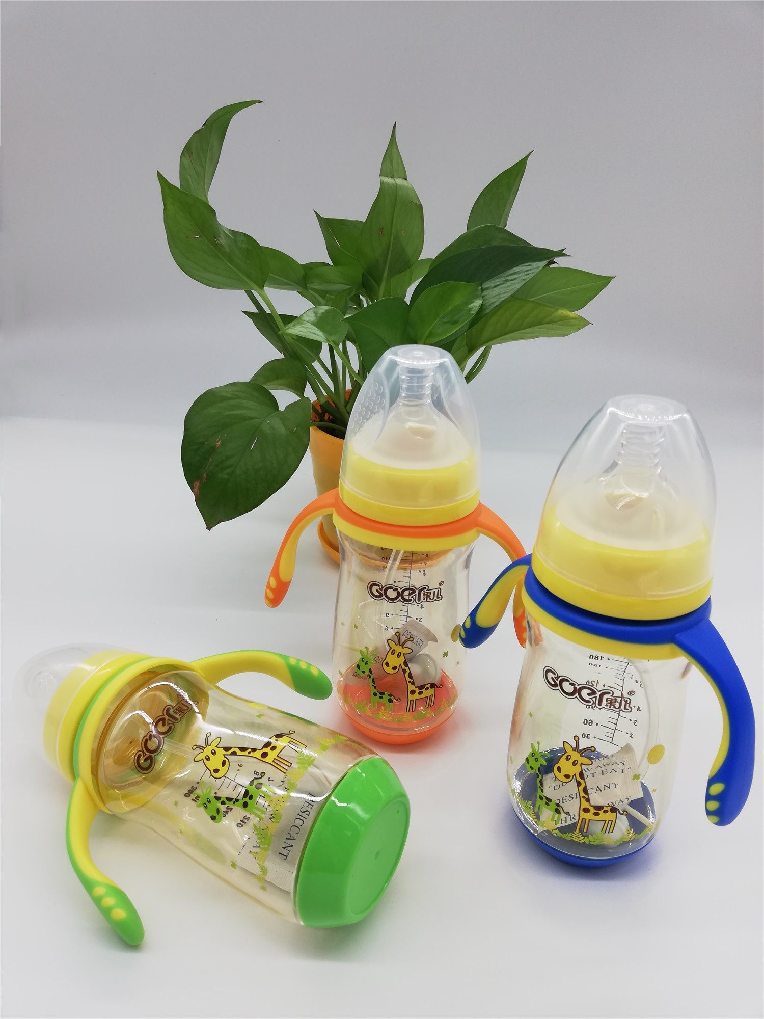 果儿企鹅迷你宽口径ppsu奶瓶哺感自然的奶嘴奶瓶300ml